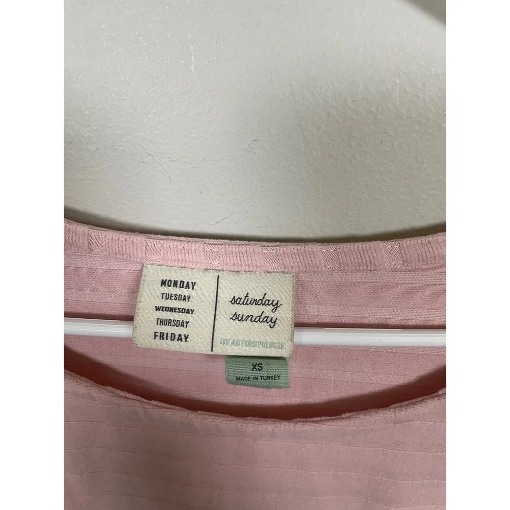 Anthropologie Saturday Sunday‎ Shawna Hacci Sweater in Pink Size XS Oversized